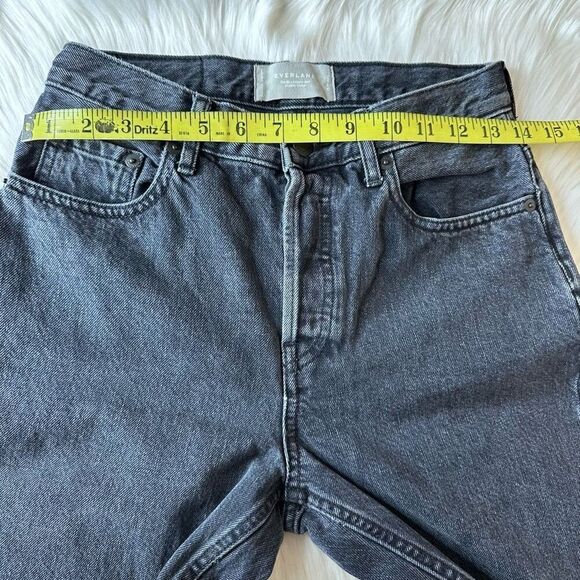 Everlane The 90’s Cheeky Jeans Black Wash Size 25 - Picture 10 of 11